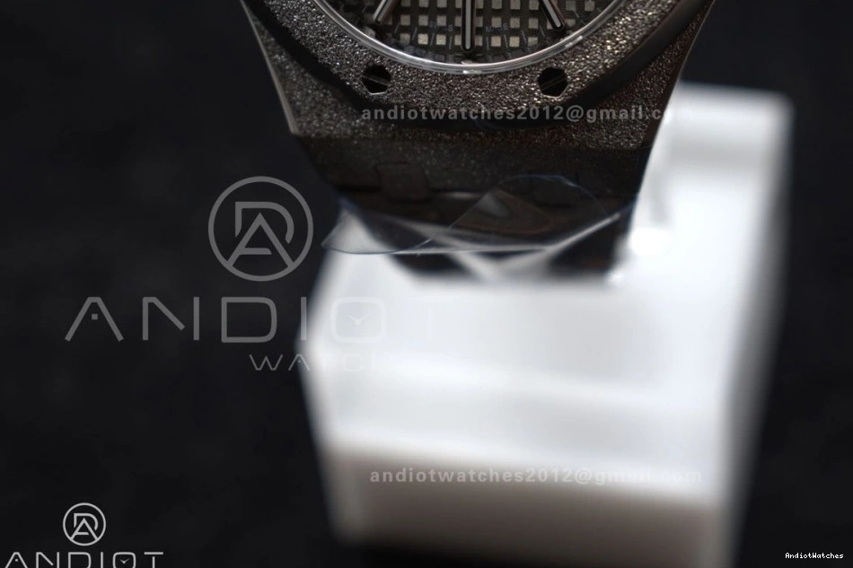 37mm Grey SS on Textured 15454 SS APSF Frosted Oak Edition Super 1:1 Bracelet SA3120 Dial Royal Best Clone Lightweight 1031 0429